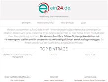 Tablet Screenshot of ein24.de
